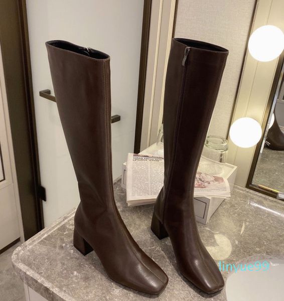 boots women long woman knee high booties ladies shoes platform square heel pu leather soft zipper fashion autumn 2021, Black
boots women long woman knee high booties ladies shoes platform square heel pu leather soft zipper fashion autumn 2021, Black