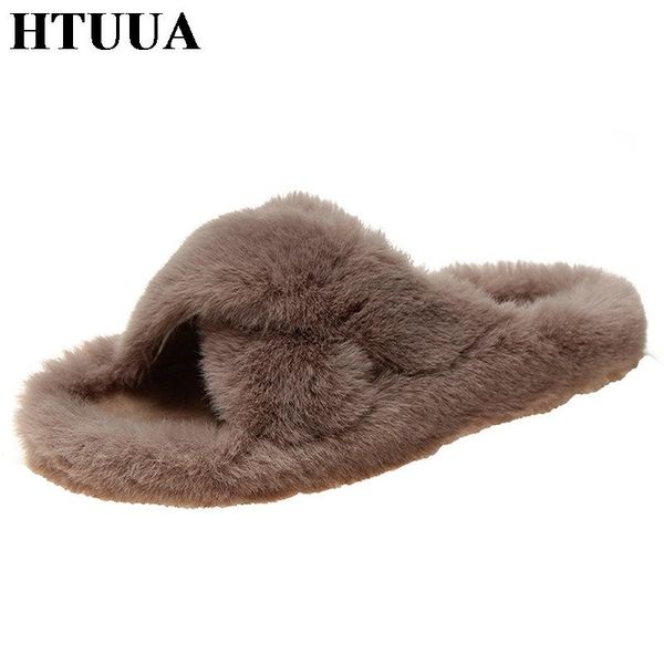 slippers htuua quality soft fluffy fur slides women furry plush indoor home flat flip flops ladies shoes sx3466, Black
slippers htuua quality soft fluffy fur slides women furry plush indoor home flat flip flops ladies shoes sx3466, Black