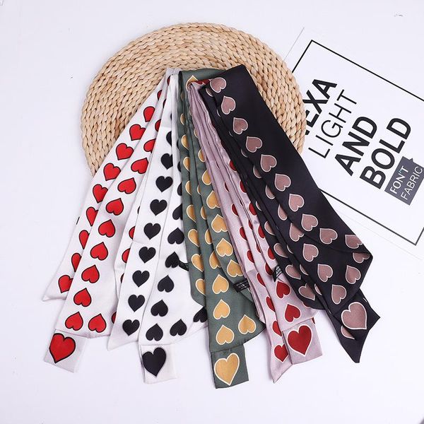 scarves fashion love print decorative ribbon heart small women silk scarf multifunction spring long sexy, Blue;gray
scarves fashion love print decorative ribbon heart small women silk scarf multifunction spring long sexy, Blue;gray