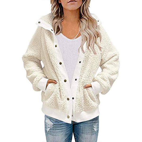 women's jackets autumn winter loose wool coat women jumpers long sleeved cardigan fleece streetwear woman warm sweatshirt, Black;brown
women's jackets autumn winter loose wool coat women jumpers long sleeved cardigan fleece streetwear woman warm sweatshirt, Black;brown