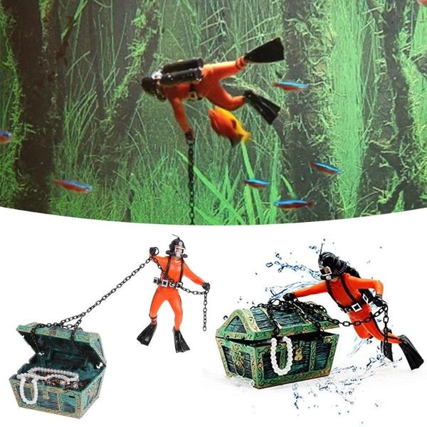 decorations aquarium decoration treasure diver for landscaping toy underwater fish tank ornament aquatic accessories
decorations aquarium decoration treasure diver for landscaping toy underwater fish tank ornament aquatic accessories