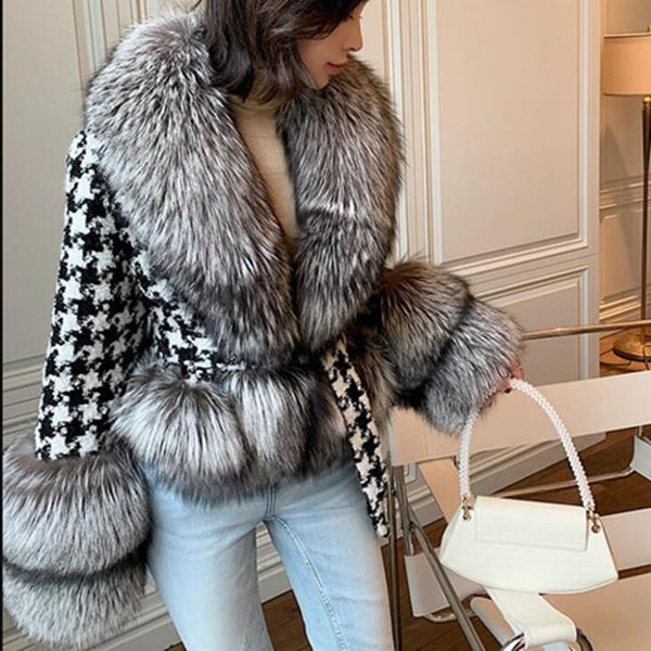 women's fur & faux women real coat natural collar jacket loose parkas big outerwear detachable, Black
women's fur & faux women real coat natural collar jacket loose parkas big outerwear detachable, Black
