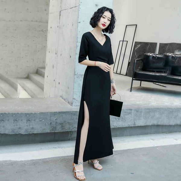 ethnic clothing plus size 3xl women evening party black v-neck qipao high split cheongsam elegant slim long vestidos defesta, Red
ethnic clothing plus size 3xl women evening party black v-neck qipao high split cheongsam elegant slim long vestidos defesta, Red