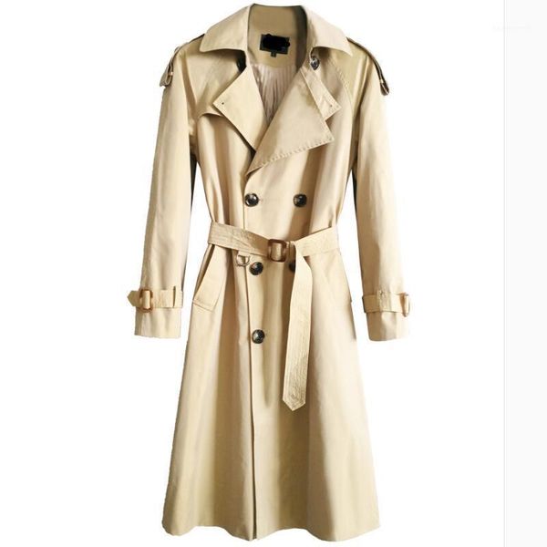 men's trench coats / spring fashion mid-length cotton lapel double-breasted coat personalized customization large size/s-6xl, Tan;black
men's trench coats / spring fashion mid-length cotton lapel double-breasted coat personalized customization large size/s-6xl, Tan;black
