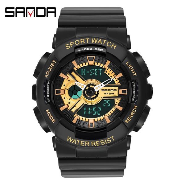 men dual display wristwatches couple watch ladies waterproof led electronic outdoor sport diving wrist fashion, Slivery;brown
men dual display wristwatches couple watch ladies waterproof led electronic outdoor sport diving wrist fashion, Slivery;brown
