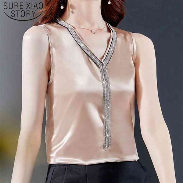 fashion v-neck stain vests blusas mujer de moda sleeveless women streetwear casual thin tank 9561 210506, White
fashion v-neck stain vests blusas mujer de moda sleeveless women streetwear casual thin tank 9561 210506, White