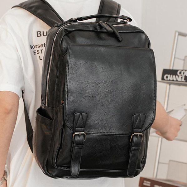backpack usb charging men's pu leather male business travel lapbag casual large capacity teenager schoolbag daypack trendy
backpack usb charging men's pu leather male business travel lapbag casual large capacity teenager schoolbag daypack trendy
