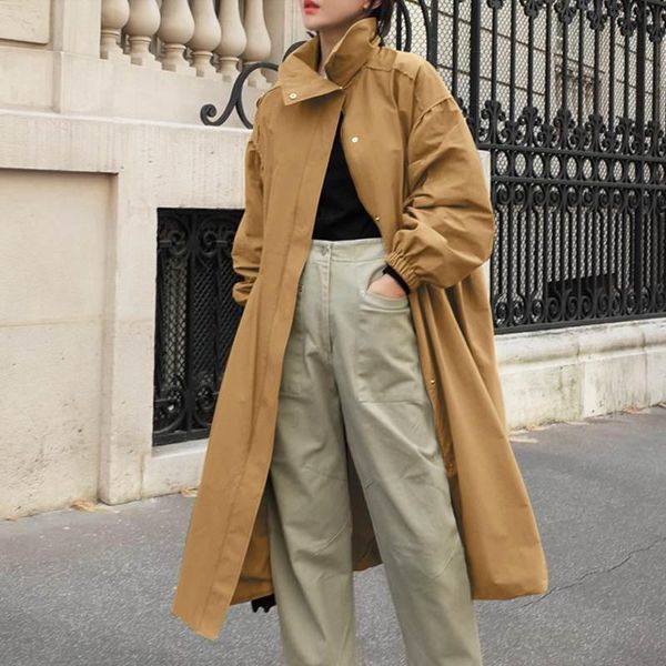 women's trench coats ladies windbreaker 2021 autumn fashion long jackets zanzea female sleeve casual oversized outwear women solid, Tan;black
women's trench coats ladies windbreaker 2021 autumn fashion long jackets zanzea female sleeve casual oversized outwear women solid, Tan;black