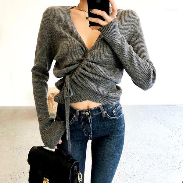 korea sweaters streetwear woman fashion autumn winter full sleeve v neck crop lace up knitted sweater women sl4731, White
korea sweaters streetwear woman fashion autumn winter full sleeve v neck crop lace up knitted sweater women sl4731, White