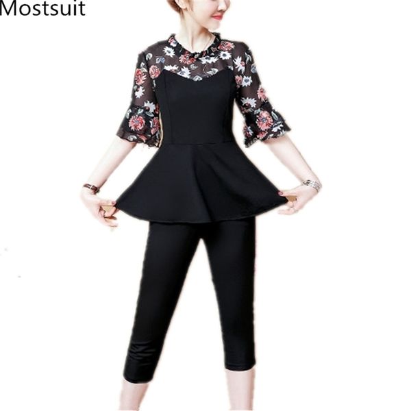 summer chiffon two piece sets women plus size flare sleeve tunic and cropped pants suits casual office elegant women's 210513, White
summer chiffon two piece sets women plus size flare sleeve tunic and cropped pants suits casual office elegant women's 210513, White