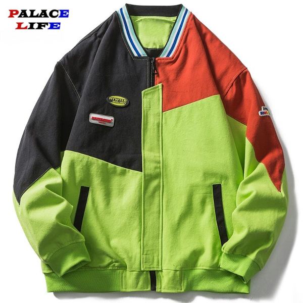 men's jackets baseball jacket men color block patchwork zipper coats 2021 autumn casual oversized outwear harajuku hip hop streetwear, Black;brown
men's jackets baseball jacket men color block patchwork zipper coats 2021 autumn casual oversized outwear harajuku hip hop streetwear, Black;brown