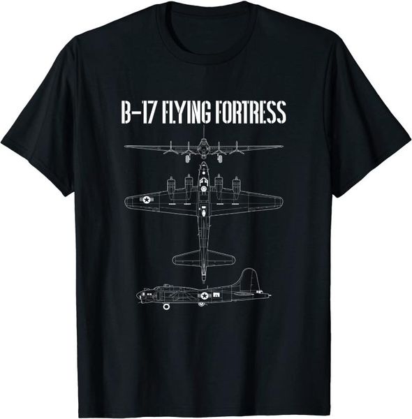 men's t-shirts vintage b-17 flying fortress airplane schematic summer cotton o-neck t-shirt, White;black
men's t-shirts vintage b-17 flying fortress airplane schematic summer cotton o-neck t-shirt, White;black