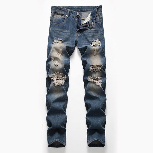 men's fashion casual jeans drawstring long denim pencil pants jogger straight leggings, Blue
men's fashion casual jeans drawstring long denim pencil pants jogger straight leggings, Blue