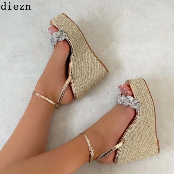 sandals big size 42 women wedges pumps rhinestones high heels ladies weave summer footwear rubber platform female shoes, Black
sandals big size 42 women wedges pumps rhinestones high heels ladies weave summer footwear rubber platform female shoes, Black