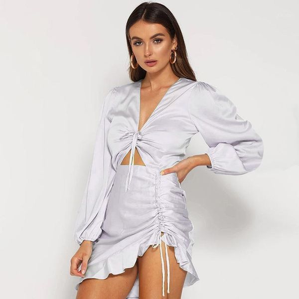 casual dresses kalenmos solid color women dress with puff sleeves v-neck fashion pleated hem slim-fit lace-up for woman streetwear, Black;gray
casual dresses kalenmos solid color women dress with puff sleeves v-neck fashion pleated hem slim-fit lace-up for woman streetwear, Black;gray