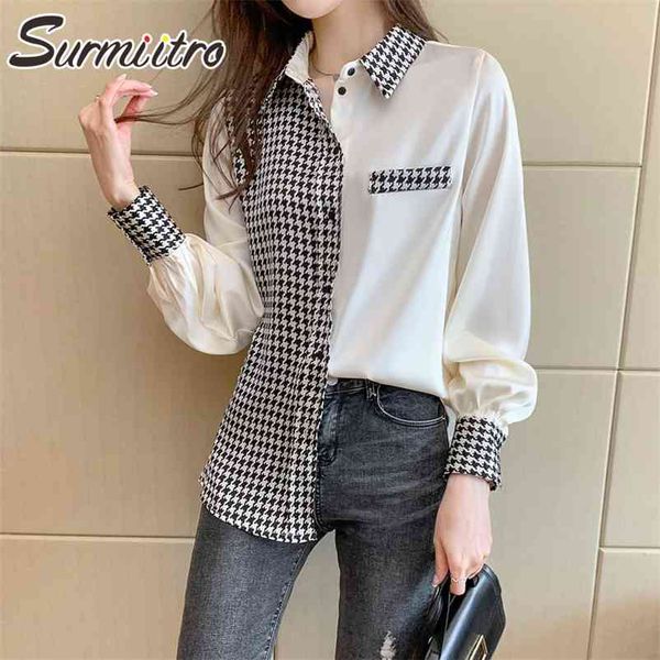 houndstooth shirt women spring autumn long sleeve korean chiffon feminine blouse female chemisiers chemises 210421, White
houndstooth shirt women spring autumn long sleeve korean chiffon feminine blouse female chemisiers chemises 210421, White