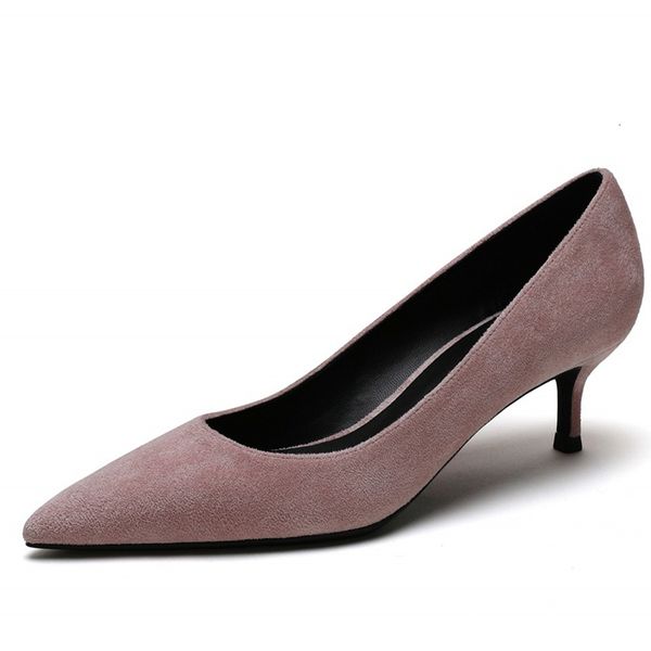 sandals kid suede leather med heels pointed toe women pumps concise luxury elegant office lady wedding spring shoes m0026 lwe4, Black
sandals kid suede leather med heels pointed toe women pumps concise luxury elegant office lady wedding spring shoes m0026 lwe4, Black