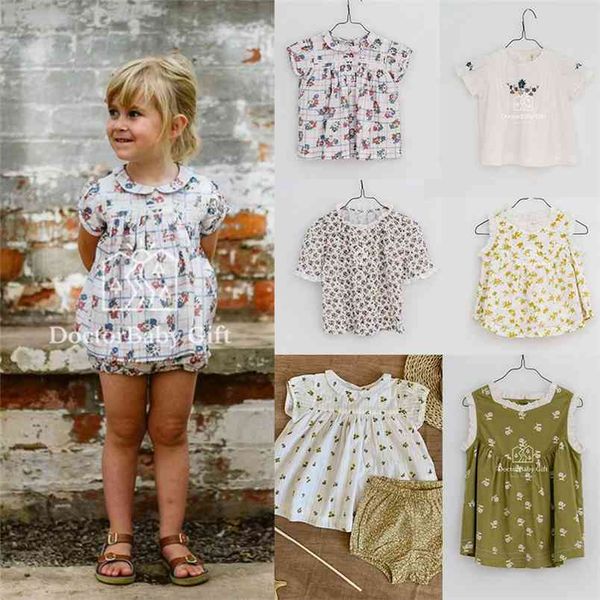 toddler girl summer t shirt vintage style children brand clothes lc floral pattern t-shirt vest kids 210619, Blue
toddler girl summer t shirt vintage style children brand clothes lc floral pattern t-shirt vest kids 210619, Blue
