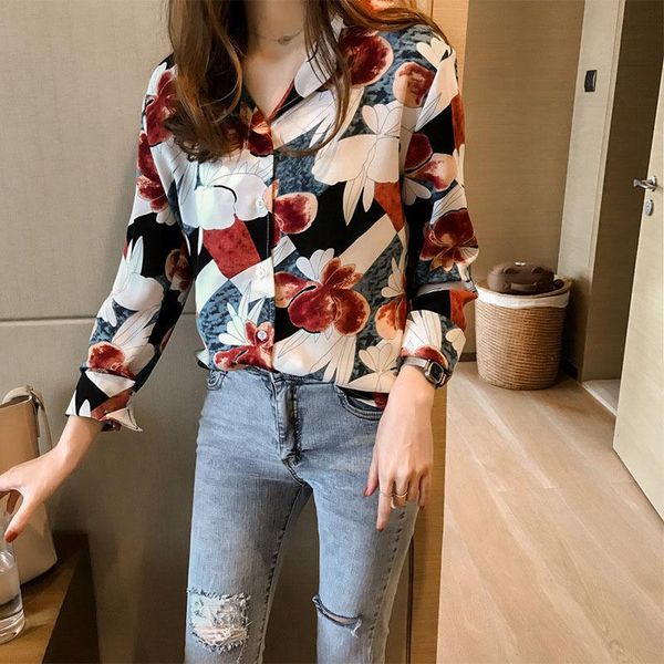 women's blouses & shirts women lapel v neck simple printed slim fit long sleeves casual blouse -mx8, White
women's blouses & shirts women lapel v neck simple printed slim fit long sleeves casual blouse -mx8, White