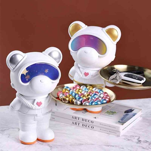 space bear standing posture tray contains ornaments, astronauts' hand-made deskhome resin craft ornaments
space bear standing posture tray contains ornaments, astronauts' hand-made deskhome resin craft ornaments