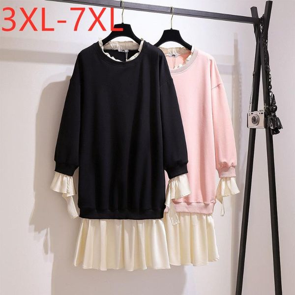 plus size dresses ladies autumn winter dress for women o-neck flare sleeve large loose cotton pleated 3xl 4xl 5xl 6xl 7xl, Black
plus size dresses ladies autumn winter dress for women o-neck flare sleeve large loose cotton pleated 3xl 4xl 5xl 6xl 7xl, Black