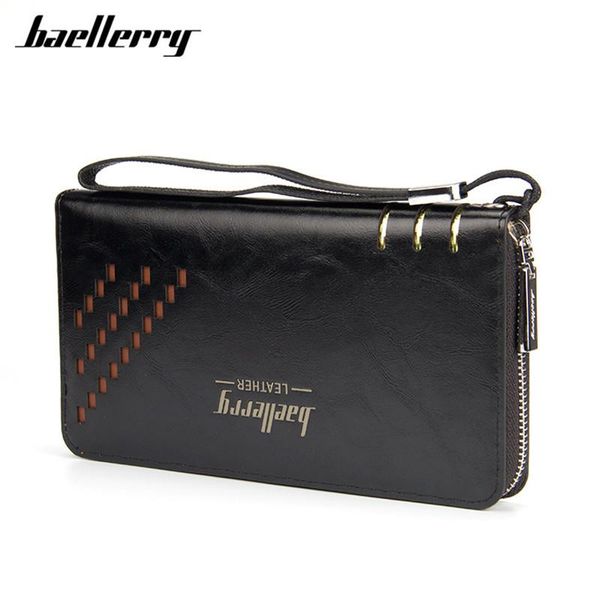 wallets baellerry men high capacity clutch bag oil wax leather wallet coin purse male wrist strap, Red;black
wallets baellerry men high capacity clutch bag oil wax leather wallet coin purse male wrist strap, Red;black