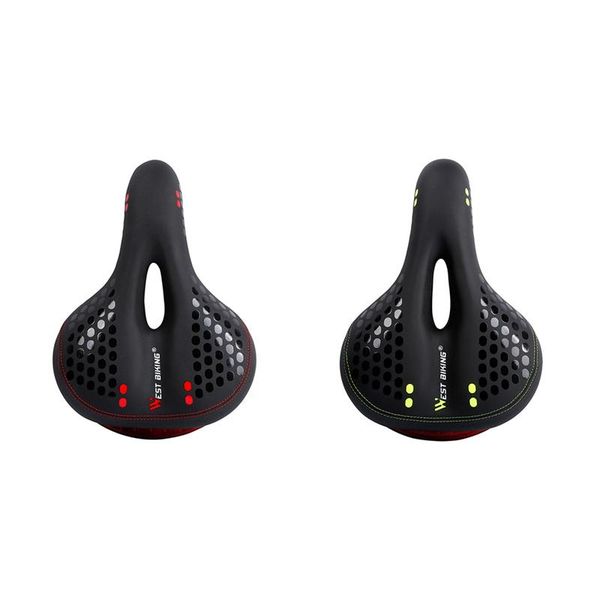 bike saddles west biking saddle pu breathable soft cycling seat cushion with warning taillight mtb road bicycle
bike saddles west biking saddle pu breathable soft cycling seat cushion with warning taillight mtb road bicycle