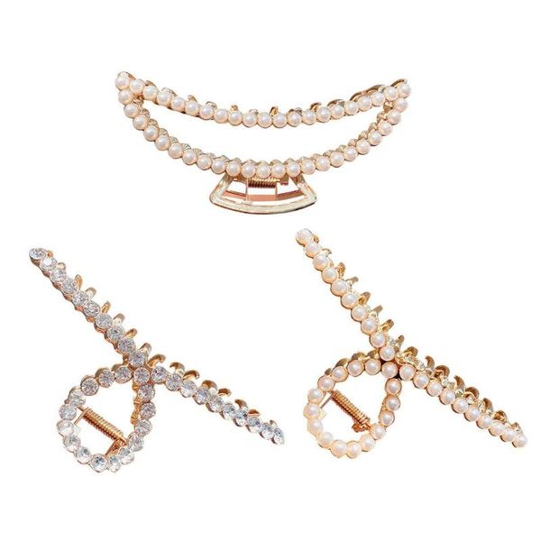 hair clips 1pcs women large pearl claw clip elegant stylish grip clamp geometric grab barrettes korean style
hair clips 1pcs women large pearl claw clip elegant stylish grip clamp geometric grab barrettes korean style