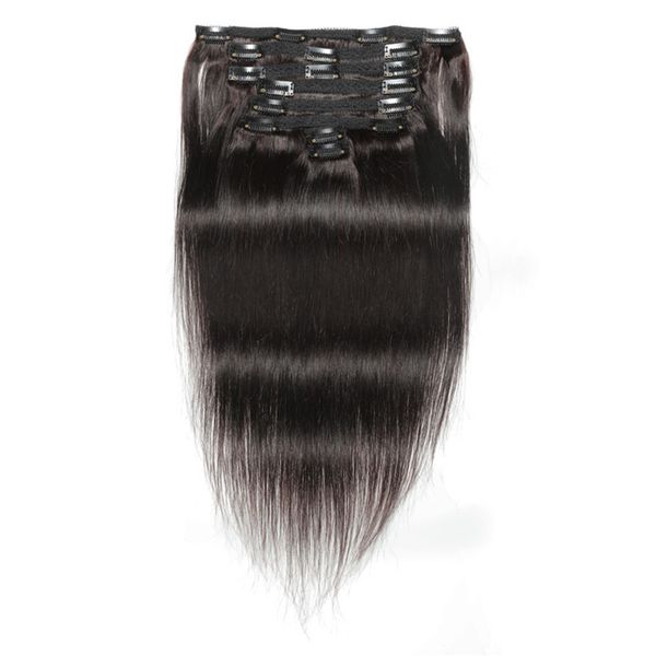 brazilian straight clip in hair extensions 8-22 inch natural color human hairs weft 8 pcs/set 120 gram 2#, Black;brown
brazilian straight clip in hair extensions 8-22 inch natural color human hairs weft 8 pcs/set 120 gram 2#, Black;brown