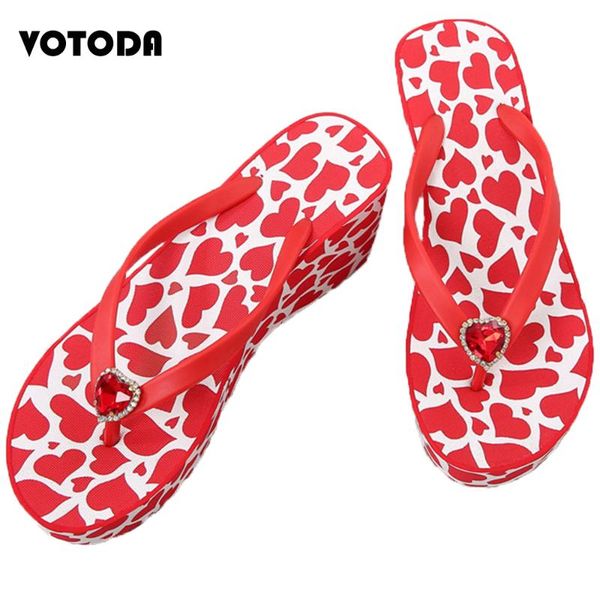 slippers summer women wedge heel flip flops ladies lovely rhinestones heart pattern fashion sponge cake beach sandals large size, Black
slippers summer women wedge heel flip flops ladies lovely rhinestones heart pattern fashion sponge cake beach sandals large size, Black
