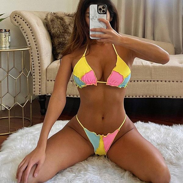 women's swimwear macaron micro bikini ice cream push up swimsuit low waist backless thong suit summer bathing suits, White;black
women's swimwear macaron micro bikini ice cream push up swimsuit low waist backless thong suit summer bathing suits, White;black