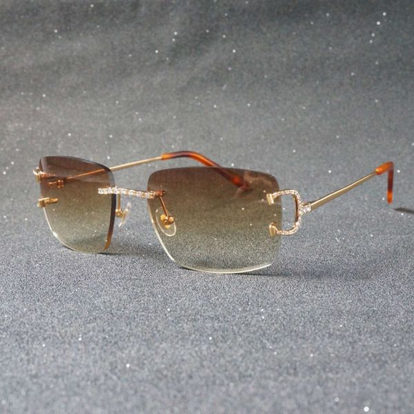 luxury rhinestone c wire rimless oval sunglasses men stone metal frame square shades for women summer club oculos eyewear, White;black
luxury rhinestone c wire rimless oval sunglasses men stone metal frame square shades for women summer club oculos eyewear, White;black