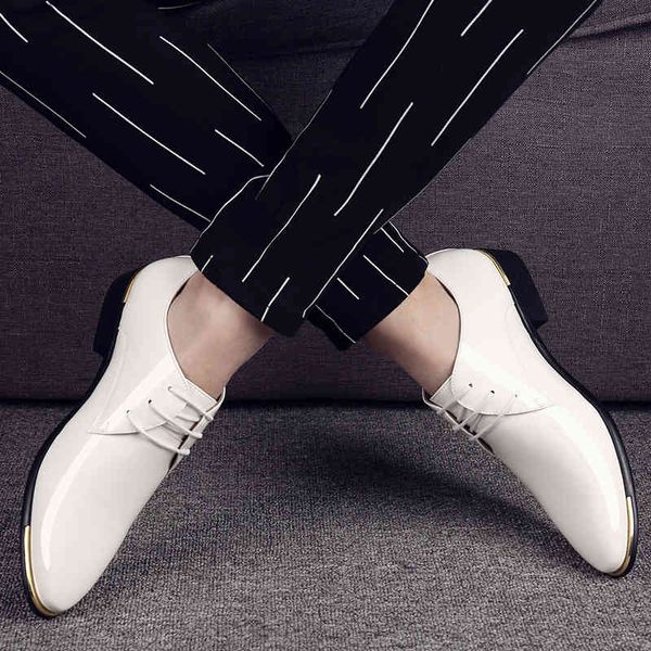 dress shoes men's genuine leather solid color lacquered ow-heel fashion casual loafers size 48 1l12, Black
dress shoes men's genuine leather solid color lacquered ow-heel fashion casual loafers size 48 1l12, Black