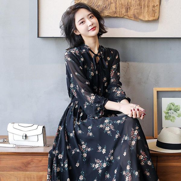 casual dresses floral printed bohemian beach dress women elegant deep v neck long vintage chiffon temperament, Black;gray
casual dresses floral printed bohemian beach dress women elegant deep v neck long vintage chiffon temperament, Black;gray