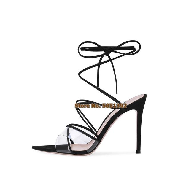 women super high thin heel black peep toe transpatent pvc clear ankle lace-up cross-tied fashion plus size shoes sandals
women super high thin heel black peep toe transpatent pvc clear ankle lace-up cross-tied fashion plus size shoes sandals
