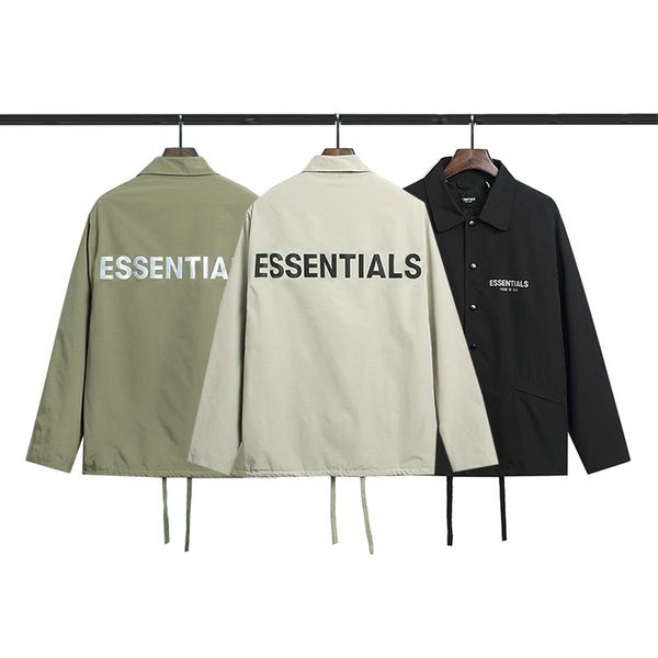 brand feel of god fog double line essentials reflective letter coach jacket windbreaker coatkt5s, Black;brown
brand feel of god fog double line essentials reflective letter coach jacket windbreaker coatkt5s, Black;brown