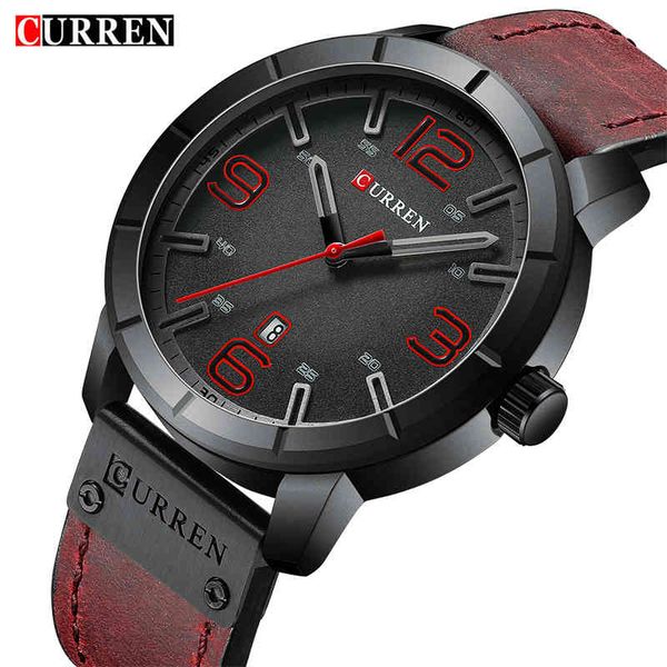 curren luxury brand me sport quartz watches waterproof military wristwatch men's leather calendar male clock relogio masculino 210517, Slivery;brown
curren luxury brand me sport quartz watches waterproof military wristwatch men's leather calendar male clock relogio masculino 210517, Slivery;brown