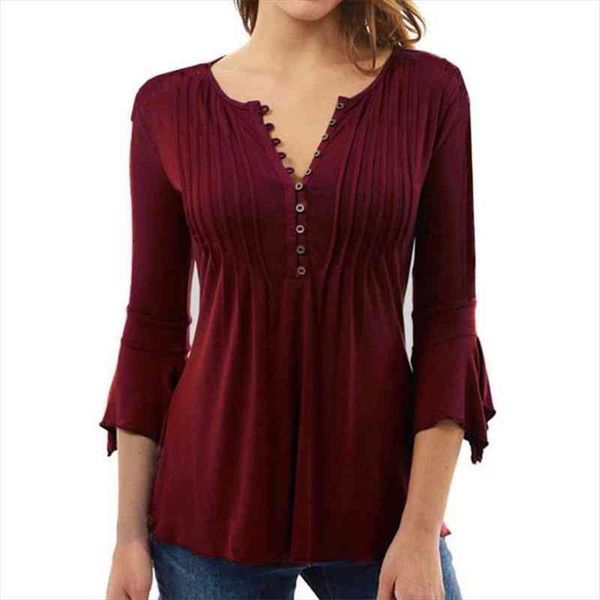 korea style women blouse elegant ruffles women flare sleeve solid casual loose ladies blouses blusas feminina, White
korea style women blouse elegant ruffles women flare sleeve solid casual loose ladies blouses blusas feminina, White