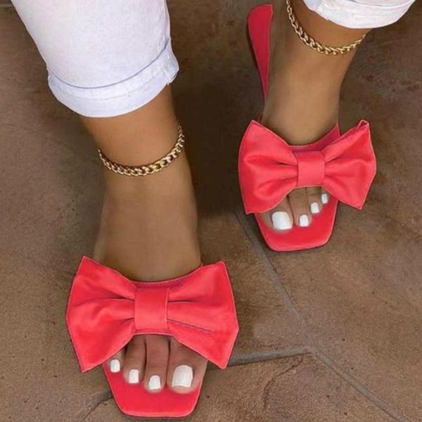 sandals candy color women shoes for summer bow tie soft pu leather square toe fashion outside leisure slip on female large size, Black
sandals candy color women shoes for summer bow tie soft pu leather square toe fashion outside leisure slip on female large size, Black