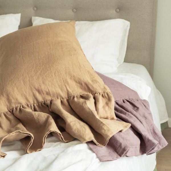 pillow case 100% linen cushion 1pcs white pillowcase sham princess european cover protector bedding cotton ruffle 48*74cm
pillow case 100% linen cushion 1pcs white pillowcase sham princess european cover protector bedding cotton ruffle 48*74cm