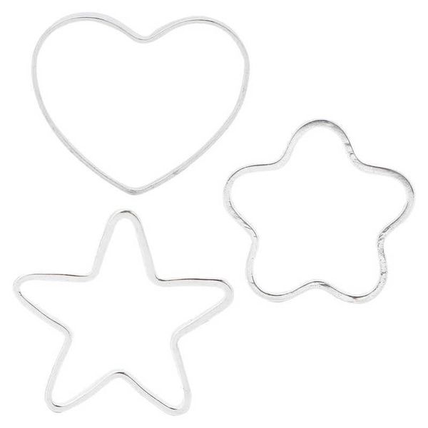 charms silver 925 jewelry for making hollow frame pendants copper accessories diy crafts earring, Bronze;silver
charms silver 925 jewelry for making hollow frame pendants copper accessories diy crafts earring, Bronze;silver