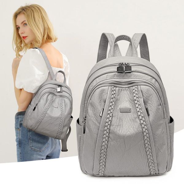 backpack women 2021 easy-to-take moisture anti-theft soft leather casual fashion travel large-capacity school bag
backpack women 2021 easy-to-take moisture anti-theft soft leather casual fashion travel large-capacity school bag