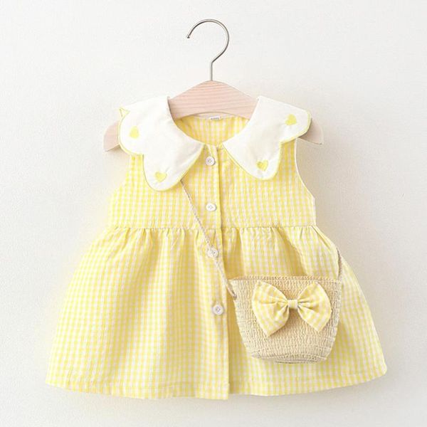 girl's dresses kids party princess for girls sleeveless dress bag outfits 2pcs cute solid color ruffle flower clothing, Red;yellow
girl's dresses kids party princess for girls sleeveless dress bag outfits 2pcs cute solid color ruffle flower clothing, Red;yellow