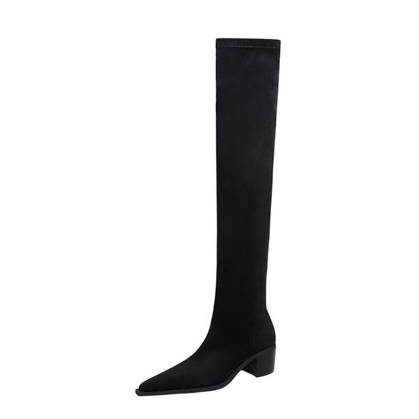 boots women's winter high suede heels platform modern for woman black sewing shoes booties 2021
boots women's winter high suede heels platform modern for woman black sewing shoes booties 2021