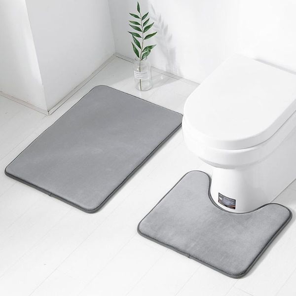 bathroom carpet toilet foot pad flannel floor mat memory foam strong absorbent non-slip comfortable feet bath mats
bathroom carpet toilet foot pad flannel floor mat memory foam strong absorbent non-slip comfortable feet bath mats