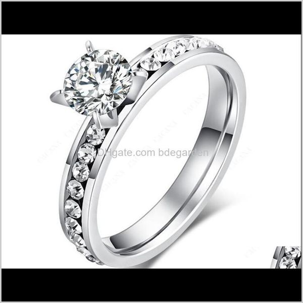 drop delivery 2021 fashion wedding titanium stainless steel rings classic trendy for women circle cz jewelry 3odpw, Slivery;golden
drop delivery 2021 fashion wedding titanium stainless steel rings classic trendy for women circle cz jewelry 3odpw, Slivery;golden