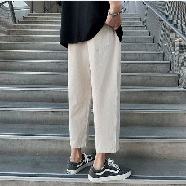 Pants Men Solid Summer Linen Ankle-length Summer Breathable Chic All-match Thin Korean Style Harajuku Cool 3XL Fashion Retro, Black
Pants Men Solid Summer Linen Ankle-length Summer Breathable Chic All-match Thin Korean Style Harajuku Cool 3XL Fashion Retro, Black