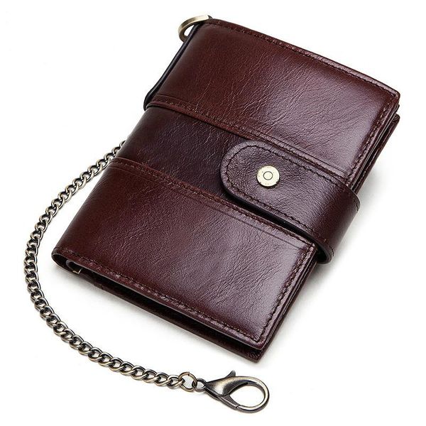 wallets anti-theft brush men's leather wallet multi-function buckle retro cowhide bag fashion casual trend coin purse, Red;black
wallets anti-theft brush men's leather wallet multi-function buckle retro cowhide bag fashion casual trend coin purse, Red;black