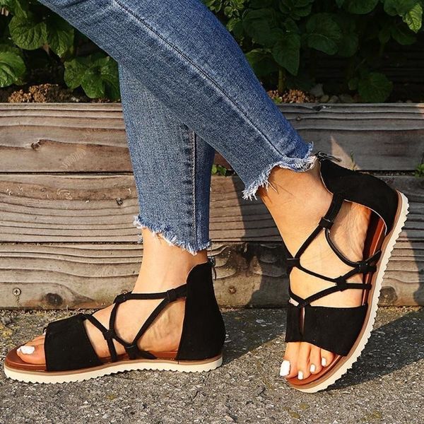 sandals women plus size shoes wedge platform female ankle strap flat sandalias mujer casual beach femme leopard aps1, Black
sandals women plus size shoes wedge platform female ankle strap flat sandalias mujer casual beach femme leopard aps1, Black