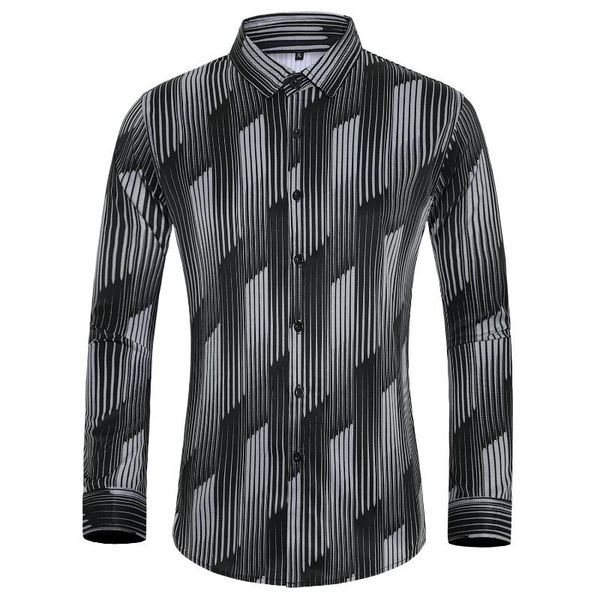 men's casual shirts vrokino classic striped business long-sleeved shirt spring elegant oversize 5xl 6xl 7xl, White;black
men's casual shirts vrokino classic striped business long-sleeved shirt spring elegant oversize 5xl 6xl 7xl, White;black